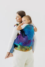 LennyPreschool Carrier, jacquard weave (100% cotton) - RAINFOREST - CARNIVAL