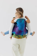 LennyPreschool Carrier, jacquard weave (100% cotton) - RAINFOREST - CARNIVAL