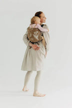 Lenny Buckle Onbuhimo PRO baby carrier, jacquard weave (100% cotton) - HERBARIUM - RAINDROPS