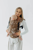 LennyLight Carrier, jacquard weave 100% cotton - HERBARIUM - RAINDROPS