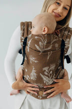 LennyLight Carrier, jacquard weave 100% cotton - HERBARIUM - RAINDROPS