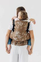 LennyPreschool Carrier, jacquard weave (100% cotton) - HERBARIUM - RAINDROPS