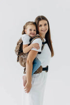 LennyPreschool Carrier, jacquard weave (100% cotton) - HERBARIUM - RAINDROPS