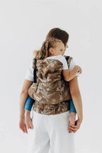 LennyPreschool Carrier, jacquard weave (100% cotton) - HERBARIUM - RAINDROPS
