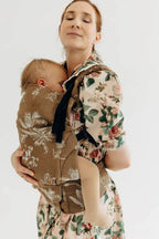 LennyUpGrade PRO Carrier, jacquard weave 100% cotton - HERBARIUM - RAINDROPS