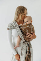Baby Wrap, Jacquard Weave (100% cotton) - HERBARIUM - RAINDROPS - Woven Baby XS - 4   long_woven_wraps    #