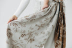 Baby Wrap, Jacquard Weave (100% cotton) - HERBARIUM - RAINDROPS - Woven Baby XS - 4   long_woven_wraps    #