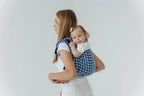Lenny Buckle Onbuhimo PRO baby carrier, jacquard weave (40% cotton, 40% merino wool, 13% silk, 7% cashmere) - PATA DE GALLO - PUZZLE