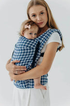 LennyLight Carrier, jacquard weave (40% cotton, 40% merino wool, 13% silk, 7% cashmere) - PATA DE GALLO - PUZZLE