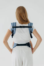 LennyLight Carrier, jacquard weave (40% cotton, 40% merino wool, 13% silk, 7% cashmere) - PATA DE GALLO - PUZZLE