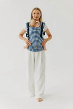 LennyUpGrade PRO Carrier, jacquard weave (40% cotton, 40% merino wool, 13% silk, 7% cashmere) - PATA DE GALLO - PUZZLE