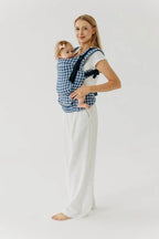 LennyUpGrade PRO Carrier, jacquard weave (40% cotton, 40% merino wool, 13% silk, 7% cashmere) - PATA DE GALLO - PUZZLE