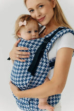 LennyUpGrade PRO Carrier, jacquard weave (40% cotton, 40% merino wool, 13% silk, 7% cashmere) - PATA DE GALLO - PUZZLE