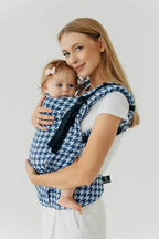 LennyUpGrade PRO Carrier, jacquard weave (40% cotton, 40% merino wool, 13% silk, 7% cashmere) - PATA DE GALLO - PUZZLE