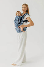 LennyUpGrade PRO Carrier, jacquard weave (40% cotton, 40% merino wool, 13% silk, 7% cashmere) - PATA DE GALLO - PUZZLE