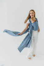 Baby Wrap, Jacquard Weave (40% cotton, 40% merino wool, 13% silk, 7% cashmere) - PATA DE GALLO - PUZZLE