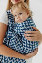 Baby Wrap, Jacquard Weave (40% cotton, 40% merino wool, 13% silk, 7% cashmere) - PATA DE GALLO - PUZZLE