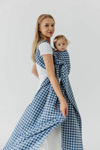 Baby Wrap, Jacquard Weave (40% cotton, 40% merino wool, 13% silk, 7% cashmere) - PATA DE GALLO - PUZZLE
