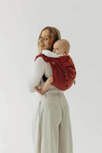 Lenny Buckle Onbuhimo PRO baby carrier, broken-twill weave (100% cotton) - ROOIBOS