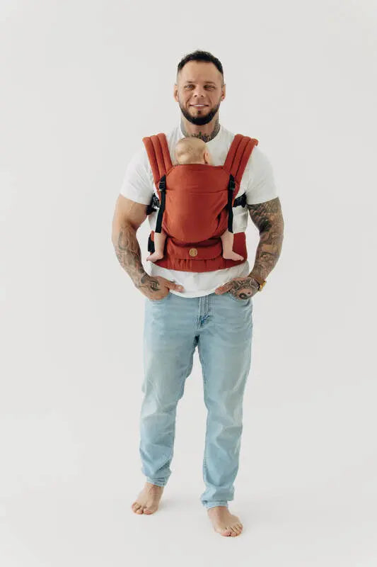 LennyLight Carrier, broken-twill weave 100% cotton - ROOIBOS