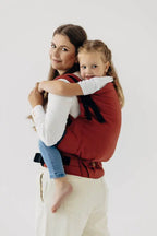 LennyPreschool Carrier, broken - twill weave 100% cotton - ROOIBOS