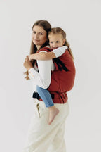 LennyPreschool Carrier, broken - twill weave 100% cotton - ROOIBOS