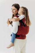 LennyPreschool Carrier, broken - twill weave 100% cotton - ROOIBOS