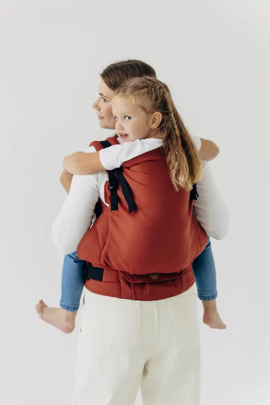 LennyPreschool Carrier, broken - twill weave 100% cotton - ROOIBOS