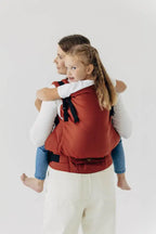 LennyPreschool Carrier, broken - twill weave 100% cotton - ROOIBOS