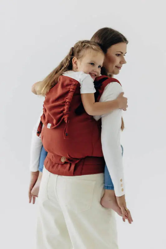 LennyPreschool Carrier, broken - twill weave 100% cotton - ROOIBOS