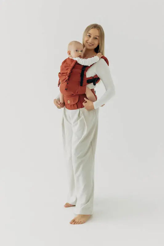 LennyUpGrade PRO Carrier, broken-twill weave 100% cotton - ROOIBOS