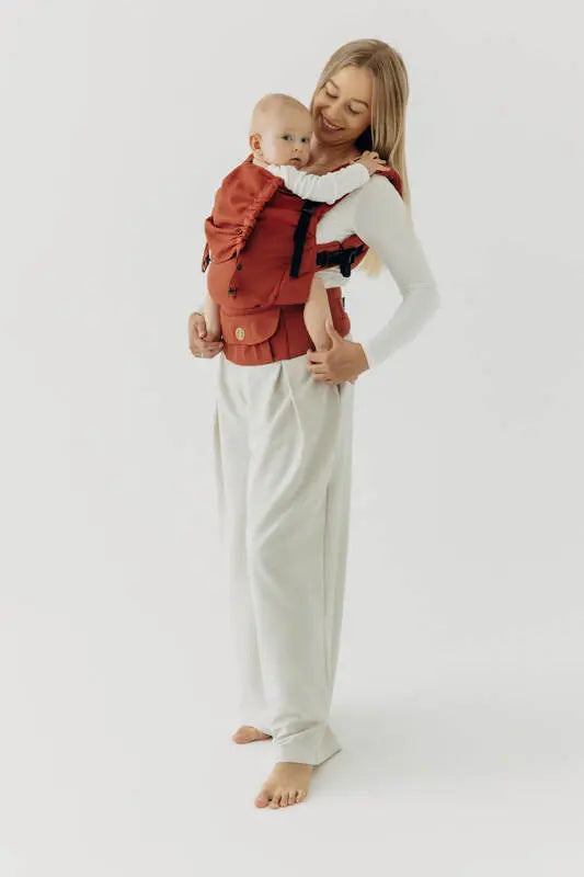 LennyUpGrade PRO Carrier, broken-twill weave 100% cotton - ROOIBOS