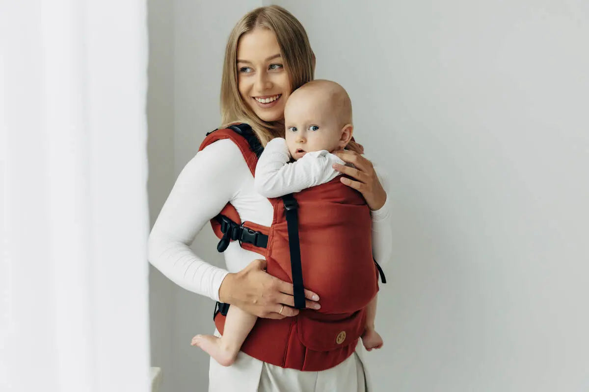 LennyUpGrade PRO Carrier, broken-twill weave 100% cotton - ROOIBOS