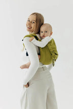 Lenny Buckle Onbuhimo PRO baby carrier, broken-twill weave (100% cotton) - SENCHA