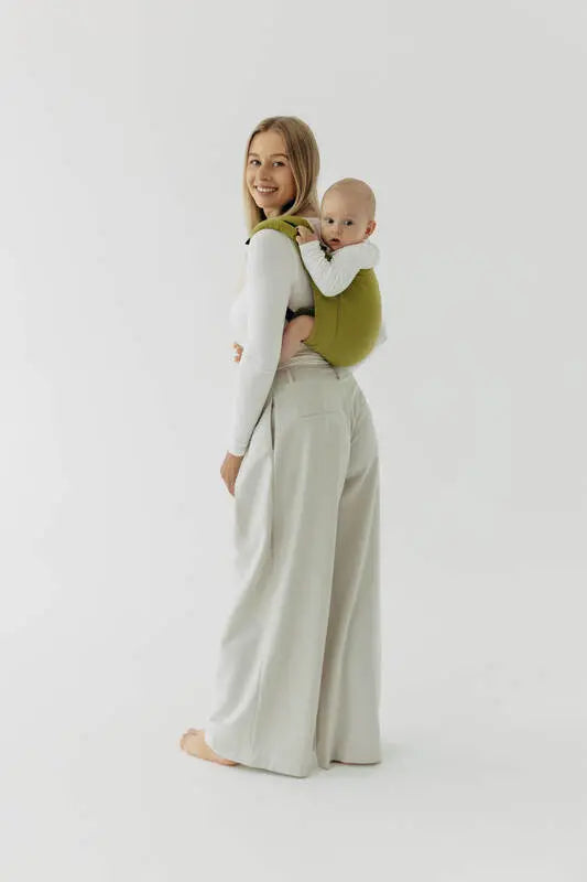 Lenny Buckle Onbuhimo PRO baby carrier, broken-twill weave (100% cotton) - SENCHA