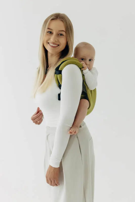 Lenny Buckle Onbuhimo PRO baby carrier, broken-twill weave (100% cotton) - SENCHA