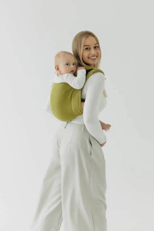 Lenny Buckle Onbuhimo PRO baby carrier, broken-twill weave (100% cotton) - SENCHA