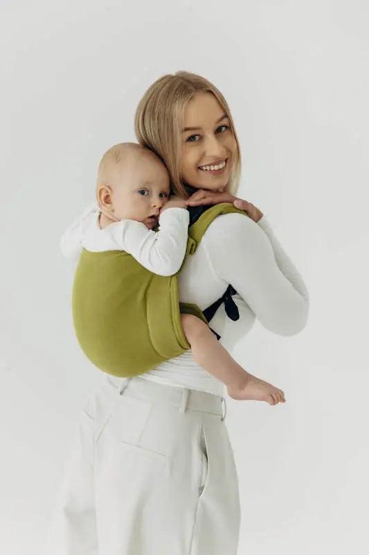 Lenny Buckle Onbuhimo PRO baby carrier, broken-twill weave (100% cotton) - SENCHA