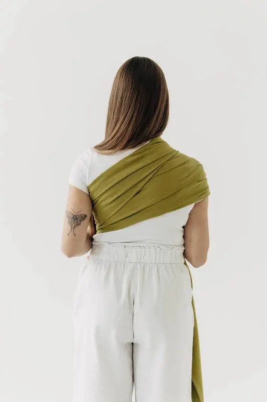 Ring Sling, Broken twill Weave (100% cotton), with gathered shoulder - SENCHA - standard 1.8m