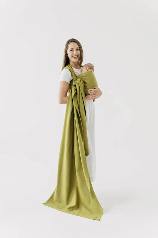 Baby Sling, Broken Twill Weave, (100% cotton) - SENCHA - Woven Baby XS - 4   long_woven_wraps    #