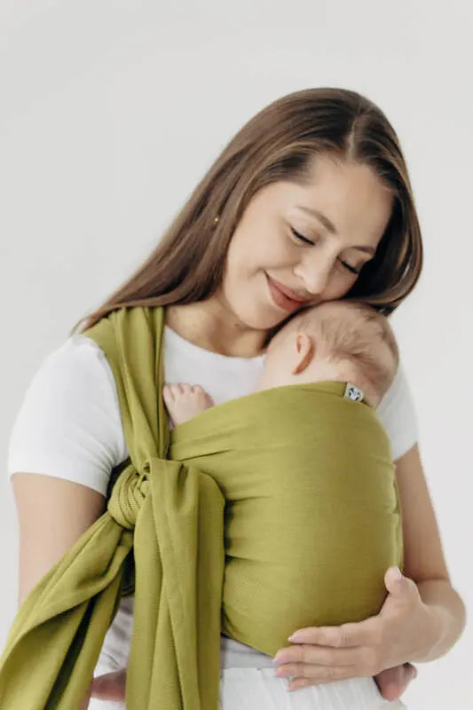 Baby Sling, Broken Twill Weave, (100% cotton) - SENCHA - Woven Baby XS - 4   long_woven_wraps    #