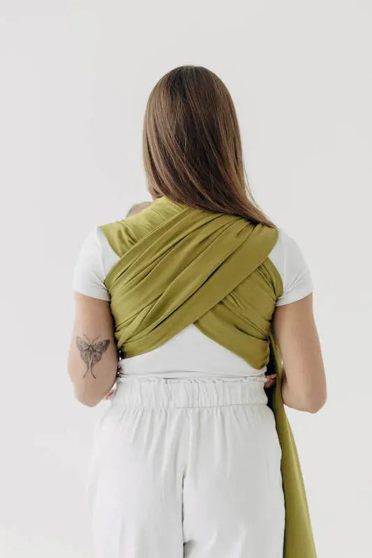 Baby Sling, Broken Twill Weave, (100% cotton) - SENCHA - Woven Baby XS - 4   long_woven_wraps    #