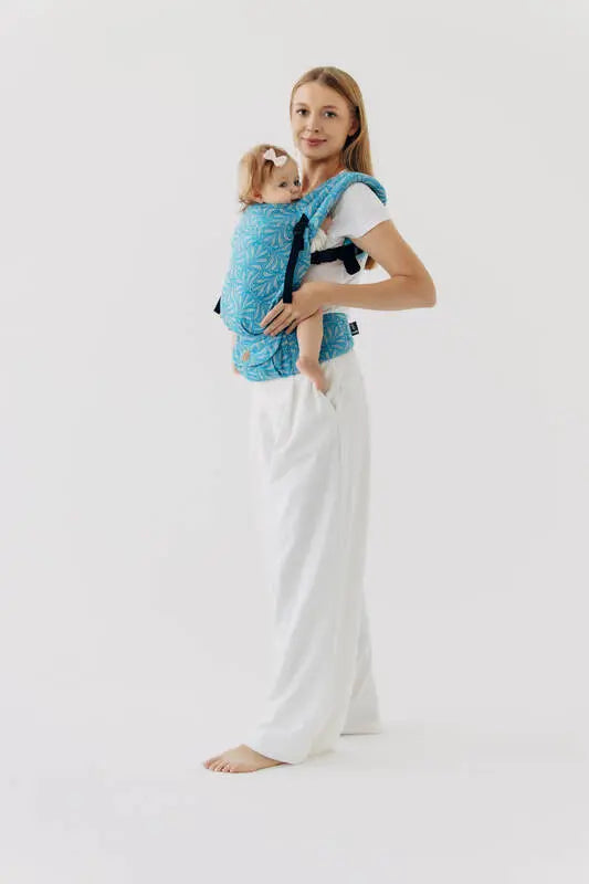 LennyLight Carrier, jacquard weave (50% silk, 50% cotton) - INFINITY - HAVEN