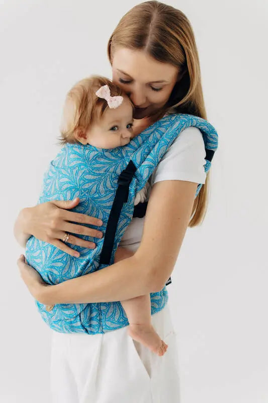 LennyLight Carrier, jacquard weave (50% silk, 50% cotton) - INFINITY - HAVEN