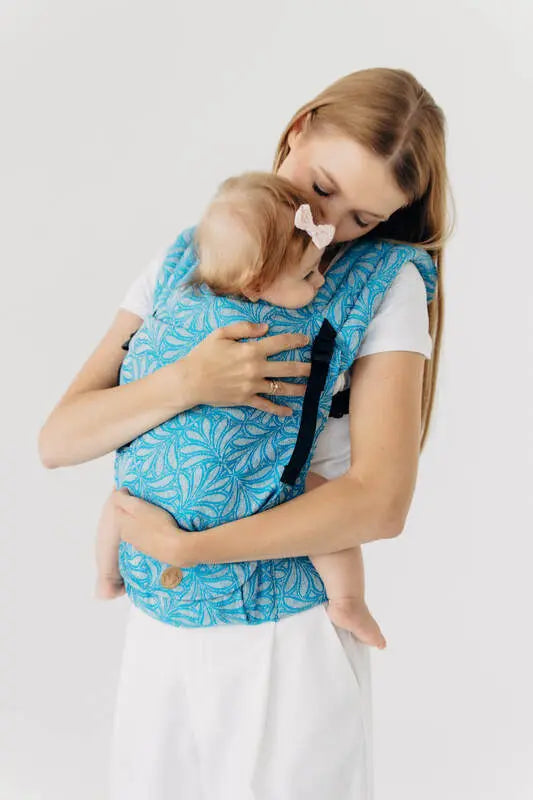 LennyLight Carrier, jacquard weave (50% silk, 50% cotton) - INFINITY - HAVEN