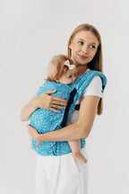 LennyLight Carrier, jacquard weave (50% silk, 50% cotton) - INFINITY - HAVEN