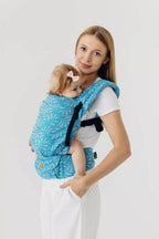 LennyLight Carrier, jacquard weave (50% silk, 50% cotton) - INFINITY - HAVEN