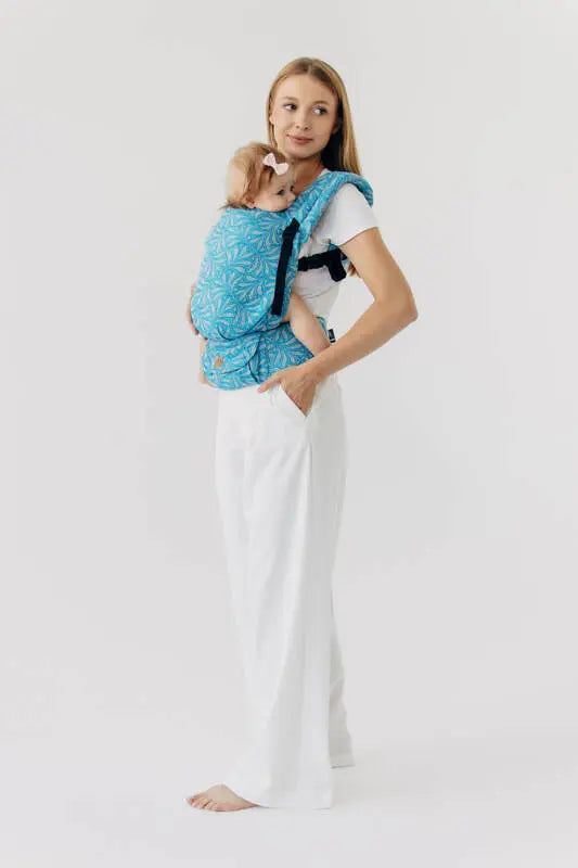LennyLight Carrier, jacquard weave (50% silk, 50% cotton) - INFINITY - HAVEN