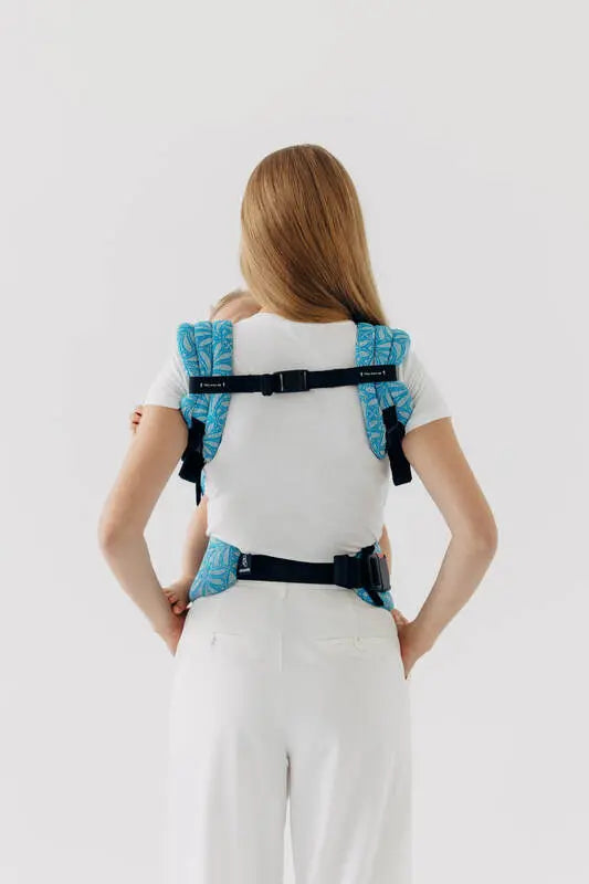 LennyLight Carrier, jacquard weave (50% silk, 50% cotton) - INFINITY - HAVEN