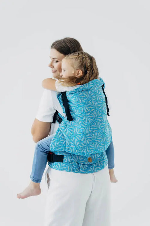 LennyPreschool Carrier, jacquard weave (50% silk, 50% cotton) - INFINITY - HAVEN - Woven Baby Preschool   lenny_preschool    #